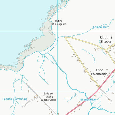 UK Topographic Maps Na h-Eileanan an Iar (NB35) digital map
