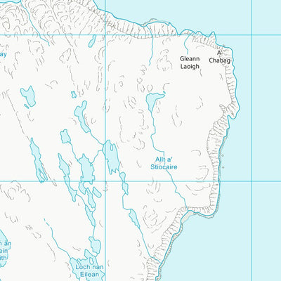 UK Topographic Maps Na h-Eileanan an Iar (NB41) digital map