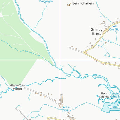 UK Topographic Maps Na h-Eileanan an Iar (NB44) digital map