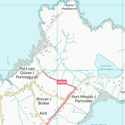 UK Topographic Maps Na h-Eileanan an Iar (NB53) digital map