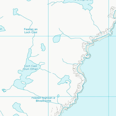 UK Topographic Maps Na h-Eileanan an Iar (NB55) digital map