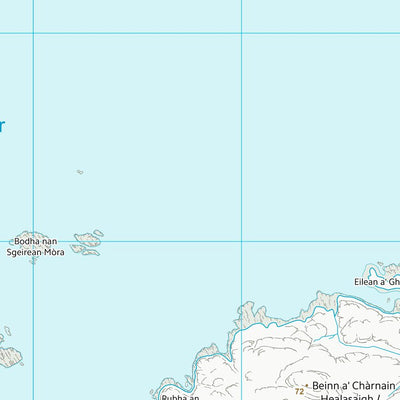 UK Topographic Maps Na h-Eileanan an Iar (NF70) digital map