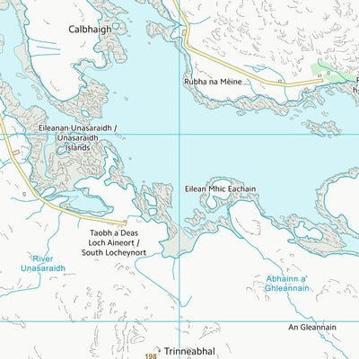 UK Topographic Maps Na h-Eileanan an Iar (NF72) digital map