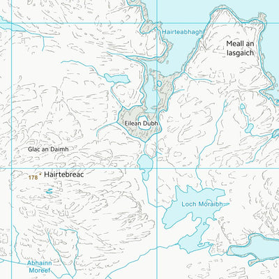 UK Topographic Maps Na h-Eileanan an Iar (NF81) digital map
