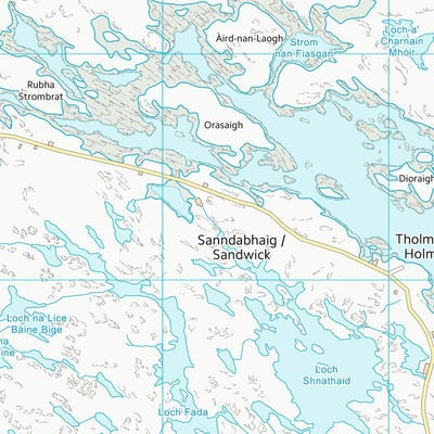 UK Topographic Maps Na h-Eileanan an Iar (NF84) digital map