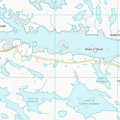 UK Topographic Maps Na h-Eileanan an Iar (NF86) digital map