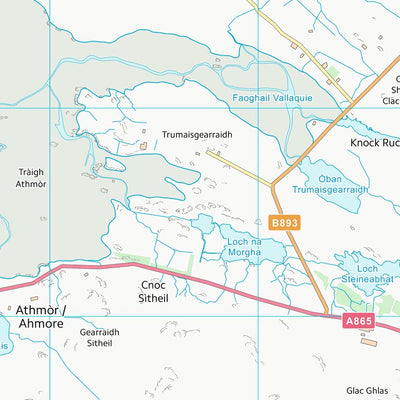UK Topographic Maps Na h-Eileanan an Iar (NF87) digital map