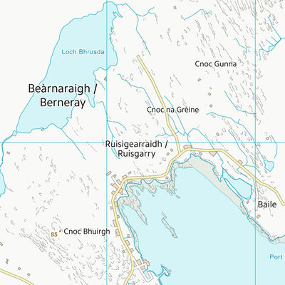 UK Topographic Maps Na h-Eileanan an Iar (NF98) digital map