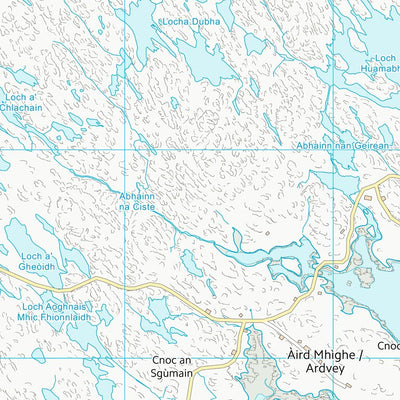 UK Topographic Maps Na h-Eileanan an Iar (NG08) digital map
