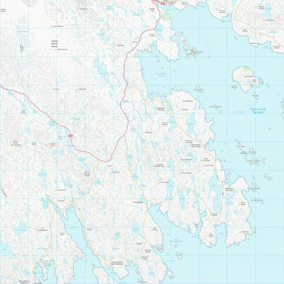 UK Topographic Maps Na h-Eileanan an Iar (NG19) digital map