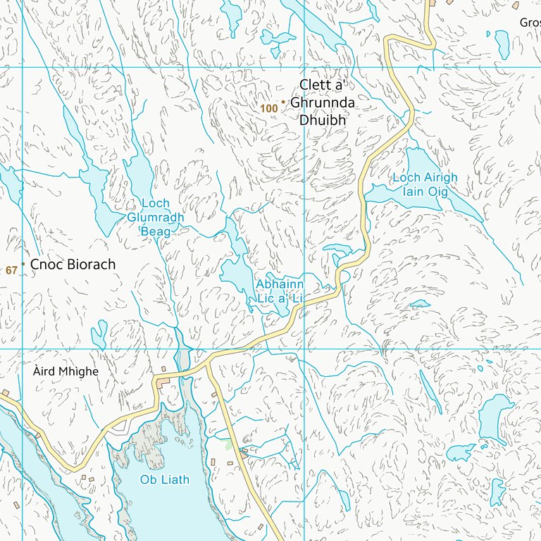 Na h-Eileanan an Iar (NG19) Map by UK Topographic Maps | Avenza Maps