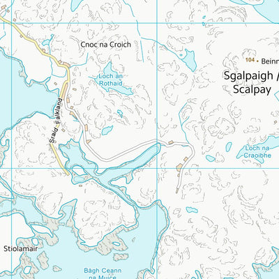 UK Topographic Maps Na h-Eileanan an Iar (NG29) digital map