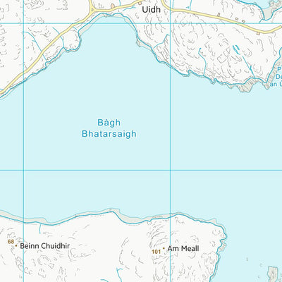 UK Topographic Maps Na h-Eileanan an Iar (NL69) digital map