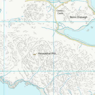 UK Topographic Maps Na h-Eileanan an Iar (NL69) digital map