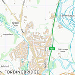 UK Topographic Maps New Forest District (SU11) digital map