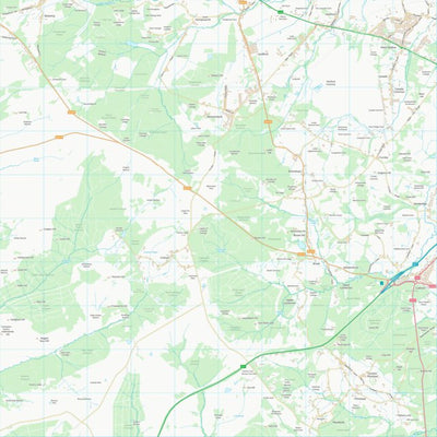 UK Topographic Maps New Forest District (SU21) digital map