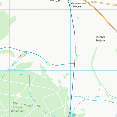 UK Topographic Maps New Forest District (SU30) digital map