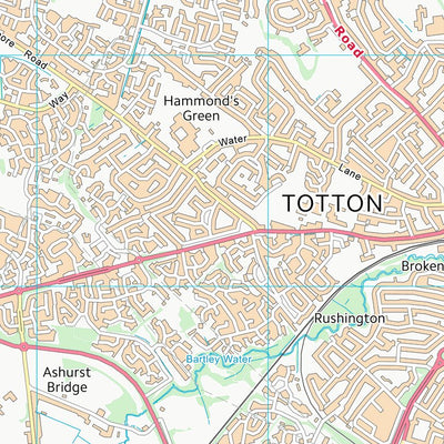 UK Topographic Maps New Forest District (SU31) digital map