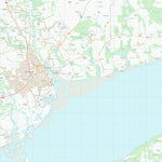 UK Topographic Maps New Forest District (SZ39) digital map