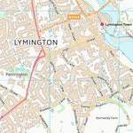 UK Topographic Maps New Forest District (SZ39) digital map