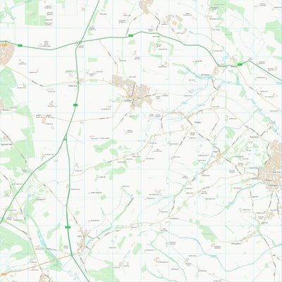 UK Topographic Maps Newark and Sherwood District (SK65) digital map