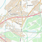 UK Topographic Maps Newark and Sherwood District (SK66) digital map
