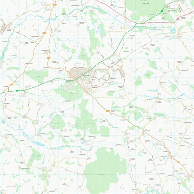 UK Topographic Maps Newcastle-under-Lyme District (B) (SJ73) digital map