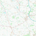 UK Topographic Maps Newcastle-under-Lyme District (B) (SJ74) digital map