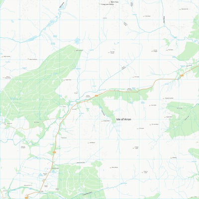 UK Topographic Maps North Ayrshire (NR93) digital map
