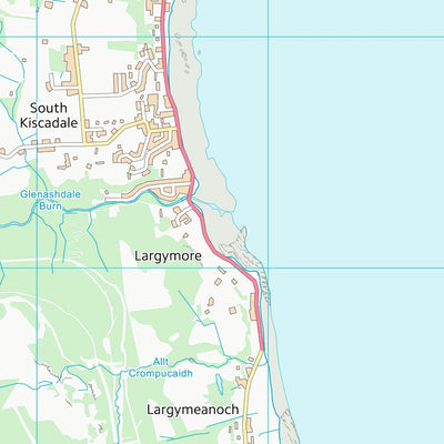 UK Topographic Maps North Ayrshire (NS02) digital map