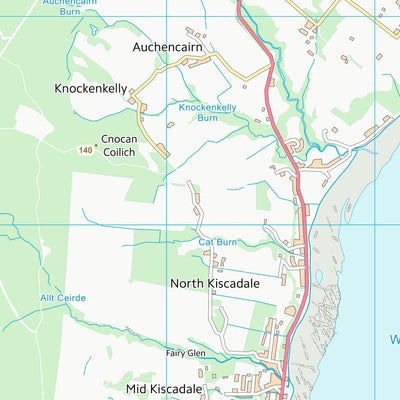 UK Topographic Maps North Ayrshire (NS02) digital map