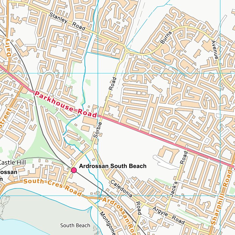 North Ayrshire (NS24) Map by UK Topographic Maps | Avenza Maps