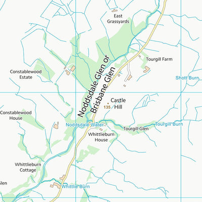 UK Topographic Maps North Ayrshire (NS26) digital map