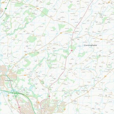 UK Topographic Maps North Ayrshire (NS34) digital map