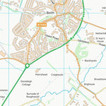 UK Topographic Maps North Ayrshire (NS35) digital map