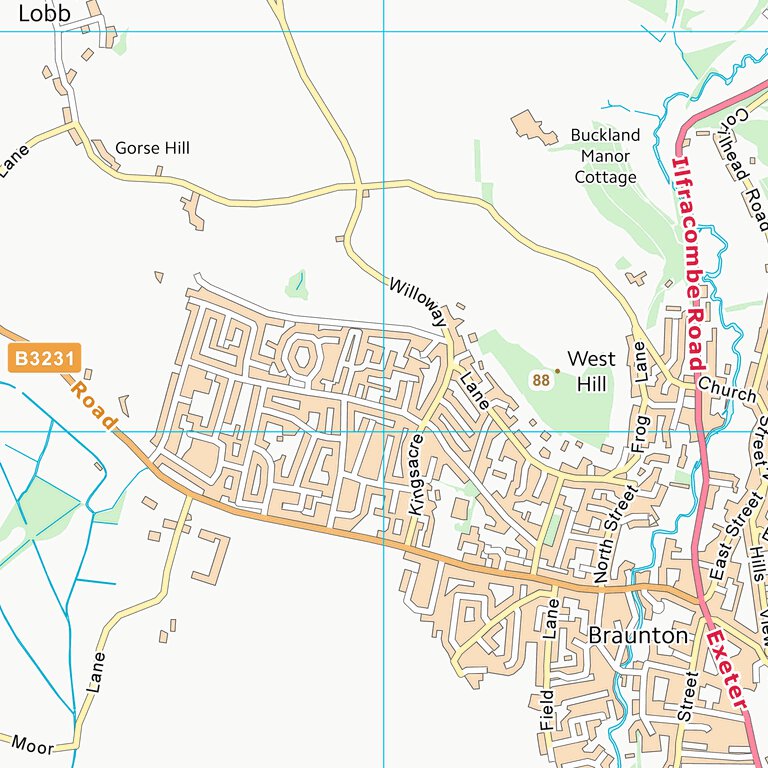 North Devon District (SS43) Map by UK Topographic Maps | Avenza Maps