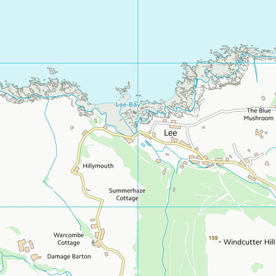 UK Topographic Maps North Devon District (SS44) digital map