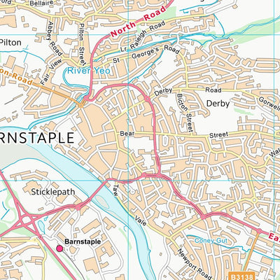 UK Topographic Maps North Devon District (SS53) digital map