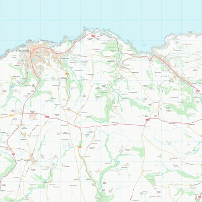 UK Topographic Maps North Devon District (SS54) digital map