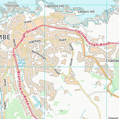 UK Topographic Maps North Devon District (SS54) digital map