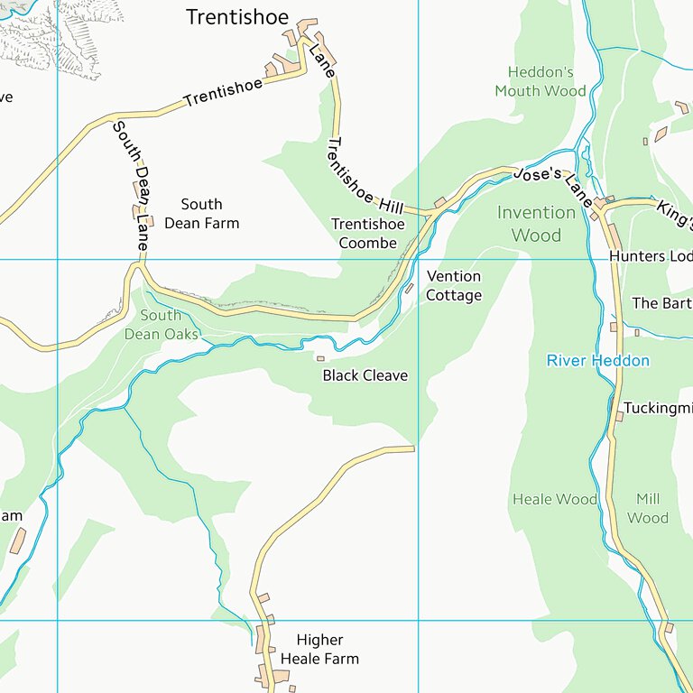 North Devon District (SS64) Map by UK Topographic Maps | Avenza Maps