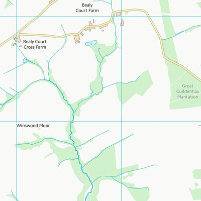 UK Topographic Maps North Devon District (SS71) digital map