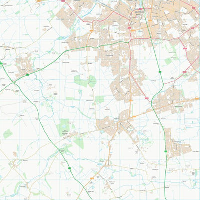UK Topographic Maps North East Lincolnshire (B) (TA20) digital map
