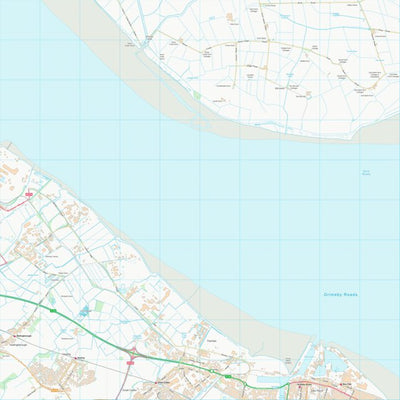 UK Topographic Maps North East Lincolnshire (B) (TA21) digital map