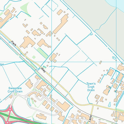 UK Topographic Maps North East Lincolnshire (B) (TA21) digital map