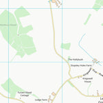 UK Topographic Maps North Hertfordshire District (TL12) digital map