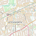 UK Topographic Maps North Hertfordshire District (TL23) digital map