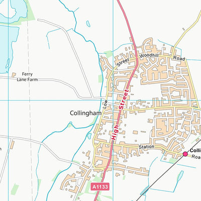 UK Topographic Maps North Kesteven District (SK86) digital map