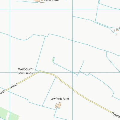 UK Topographic Maps North Kesteven District (SK95) digital map
