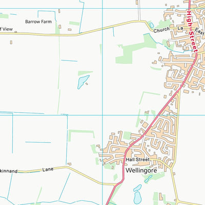UK Topographic Maps North Kesteven District (SK95) digital map